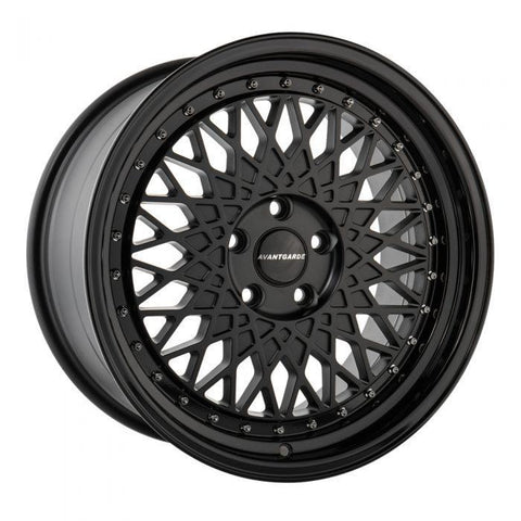 Avant Garde M220 Series 5x112 18" Matte Black w / Gloss Black Wheels
