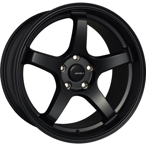 AVID1 AV28 Matte Black 18x8.5 | 5x114.3 (AV2818855H35BK)