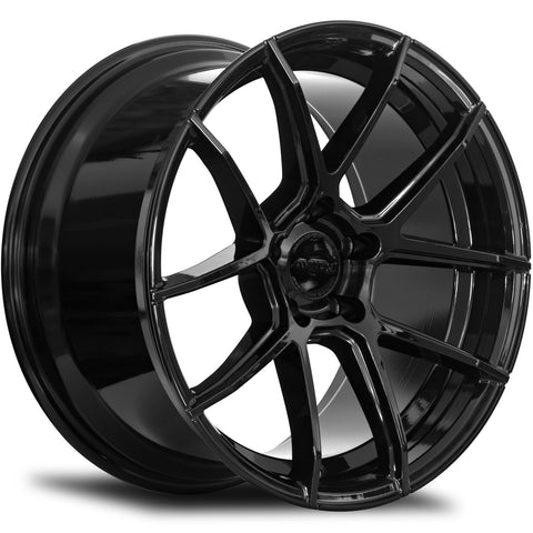 AVID1 SL02 5x114.3 Bolt 73.1 Hub 20" Size Wheels in Gloss Black