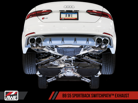 AWE Tuning SwitchPath Exhaust | 2018-2023 Audi S5 B9 Sportback (3025-43046)