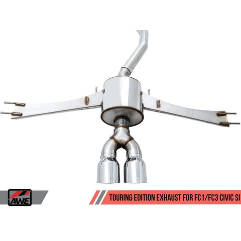 AWE Tuning Touring Edition Exhaust | 2017-2021 Honda Civic Si (3015-52012)