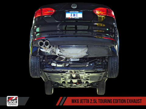 AWE Touring Cat-Back Exhaust | 2011-2018 Volkswagen Jetta MK6 2.5L (3015-23052)