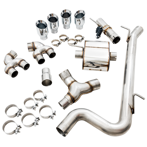 AWE SwitchPath Cat-Back Exhaust | 2018-2021 Volkswagen Golf R Mk7.5 2.0L Turbo (3025-43070)