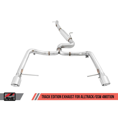 AWE Track Cat-Back Exhaust | 2015-2017 Volkswagen Alltrack MK7 / MK7.5 1.8L Turbo (3020-33048)