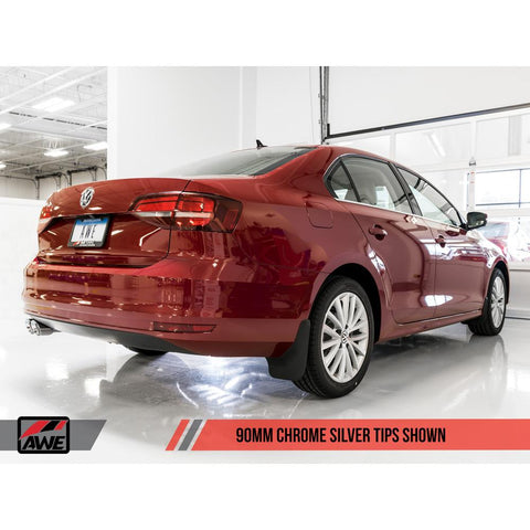 AWE Touring Cat-Back Exhaust | 2009-2014 Volkswagen Jetta MK6 1.4L Turbo (3015-22064)