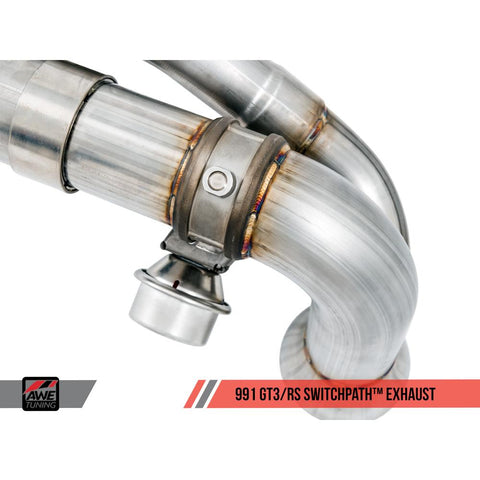 AWE SwitchPath Exhaust | 2013-2016 Porsche 911 GT3 / RS / R 991.1 3.8L - 4.0L (3025-32016)