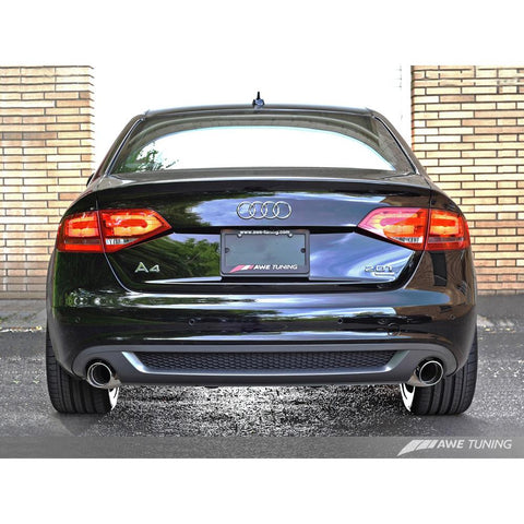 AWE Touring Cat-Back Exhaust | 2009-2016 Audi A4 and 2009-2012 Audi A4 Avant (3015-33022)