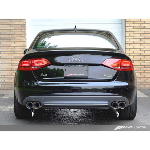 AWE Touring Cat-Back Exhaust | 2009-2016 Audi A4 and 2009-2012 Audi A4 Avant (3015-33022)