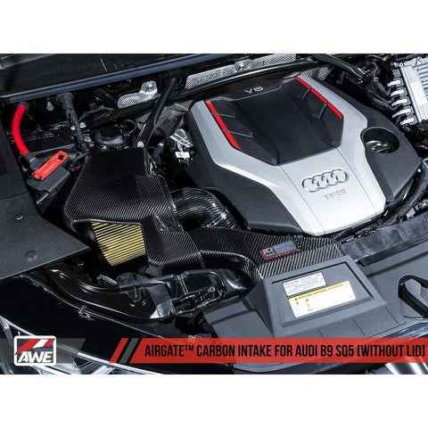 AWE AirGate Carbon Fiber Intake | 2018-2022 Audi SQ5 B9