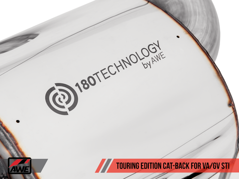 AWE Touring Edition Cat-Back Exhaust | 2011-2014 Subaru WRX and 2011-2021 Subaru WRX STI Sedan (3015-42104)