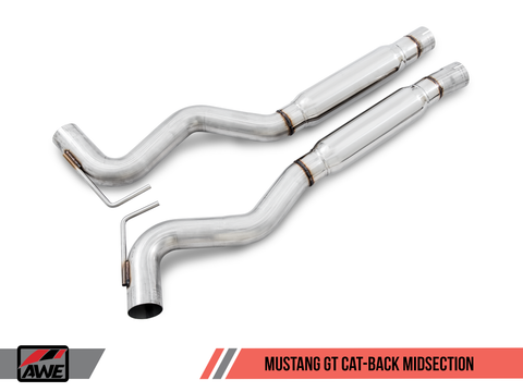 AWE Track Edition Cat-Back Exhaust | 2015-2017 Ford Mustang GT Fastback