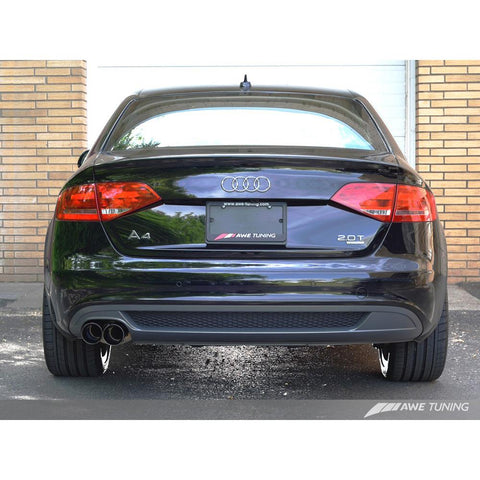 AWE Touring Cat-Back Exhaust | 2009-2016 Audi A4 and 2009-2012 Audi A4 Avant (3015-33022)
