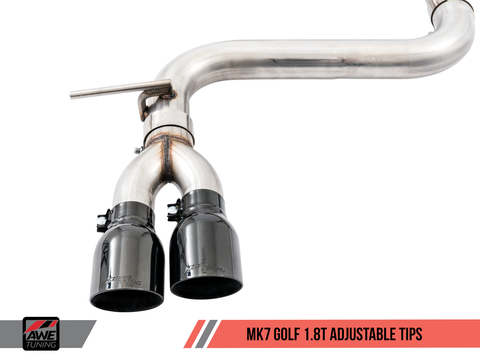AWE Track Edition Cat-Back Exhaust | 2015-2017 VW Golf Mk7 1.8T (3020-22020)