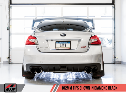 AWE Touring Edition Cat-Back Exhaust | 2011-2014 Subaru WRX and 2011-2021 Subaru WRX STI Sedan (3015-42104)