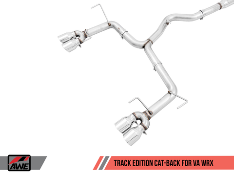 Awe track hot sale exhaust wrx