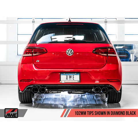 AWE SwitchPath Cat-Back Exhaust | 2015-2017 VW Golf R Mk7 (3025-42064/3025-43068)