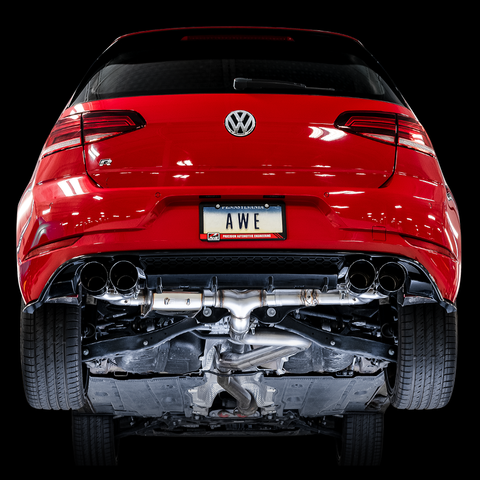 AWE SwitchPath Cat-Back Exhaust | 2015-2017 VW Golf R Mk7 (3025-42064/3025-43068)