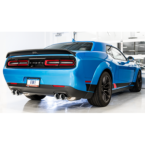 AWE Track Cat-Back Exhaust | 2015-2022 Dodge Challenger SRT Hellcat,  2019-2022 Dodge Challenger SRT Hellcat Redeye, and 2015-2022 Dodge Challenger R/T Scat Pack (3015-42136)