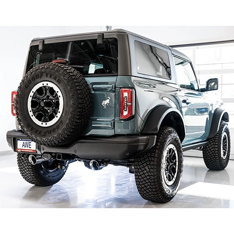 AWE Tuning 0FG Catback Exhaust | 2021-2023 Ford Bronco 2.3T/2.7TT (3015-22/23/32/33)