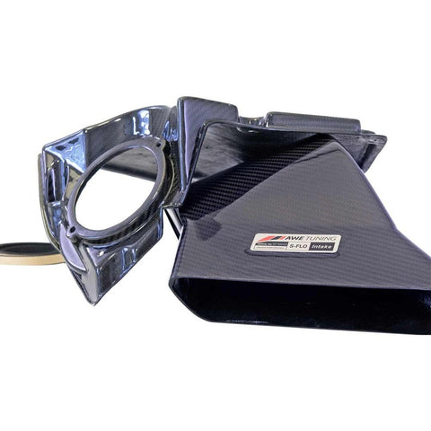 AWE S-FLO Carbon Intake Cover | 2008-2016 Audi A4 / A5 / S4 / S5 B8 - B8.5 3.0L SC - 3.2L - 4.2L (2660-11012)