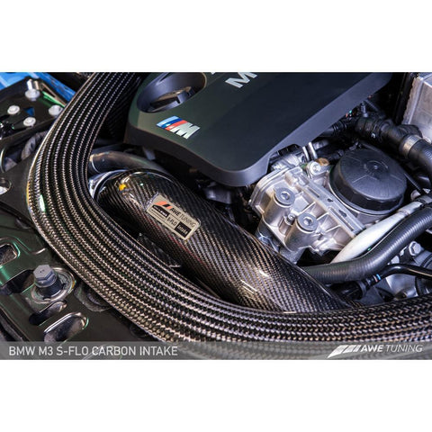 AWE S-FLO Carbon Intake | 2015-2018 BMW M3/M4 F8X 3.0T (2660-13038)