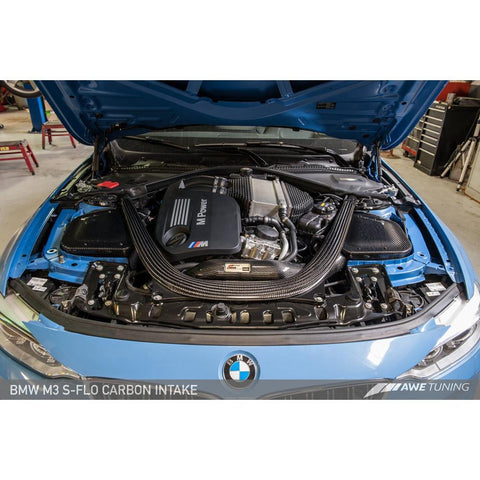 AWE S-FLO Carbon Intake | 2015-2018 BMW M3/M4 F8X 3.0T (2660-13038)