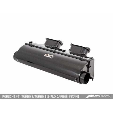AWE S-FLO Carbon Intake | 2014-2019 Porsche 991 Turbo / Turbo S (2660-13040)