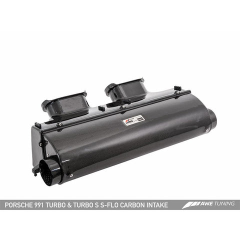 AWE S-FLO Carbon Intake | 2014-2019 Porsche 991 Turbo / Turbo S (2660-13040)
