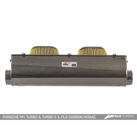 AWE S-FLO Carbon Intake | 2014-2019 Porsche 991 Turbo / Turbo S (2660-13040)