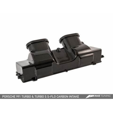 AWE S-FLO Carbon Intake | 2014-2019 Porsche 991 Turbo / Turbo S (2660-13040)