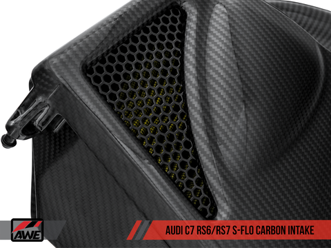 AWE Tuning S-FLO Carbon Intake | 2014+ Audi RS6/RS7 4.0T (2660-15012)