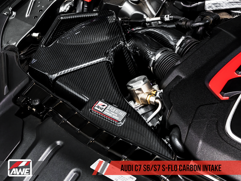 AWE Tuning S-FLO Carbon Intake | 2012+ Audi S6/S7 4.0T (2660-15020)