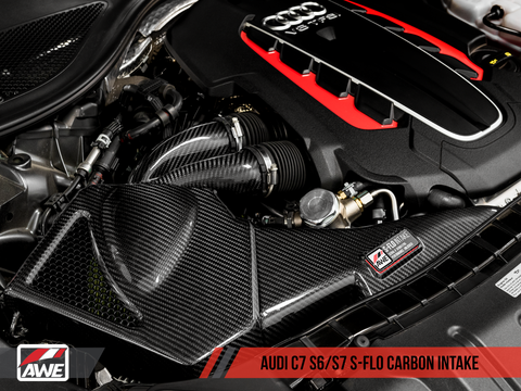 AWE Tuning S-FLO Carbon Intake | 2012+ Audi S6/S7 4.0T (2660-15020)