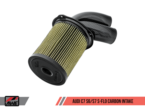 AWE Tuning S-FLO Carbon Intake | 2012+ Audi S6/S7 4.0T (2660-15020)