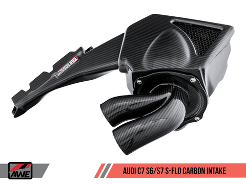 AWE Tuning S-FLO Carbon Intake | 2012+ Audi S6/S7 4.0T (2660-15020)