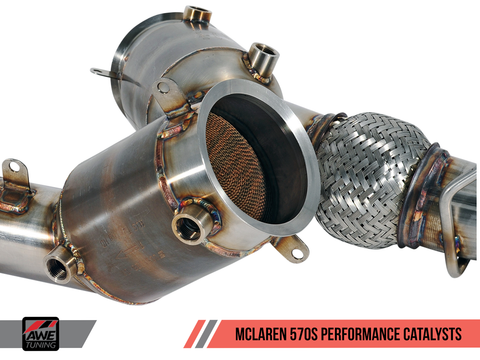 AWE Tuning Performance Catalysts | 2016-2018 McLaren 570S/GT (3010-11020)