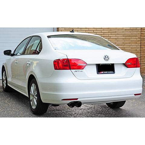 AWE Touring Edition Exhaust with Silver Tips | 2011-2013 Volkswagen Jetta TDI (3015-22030)
