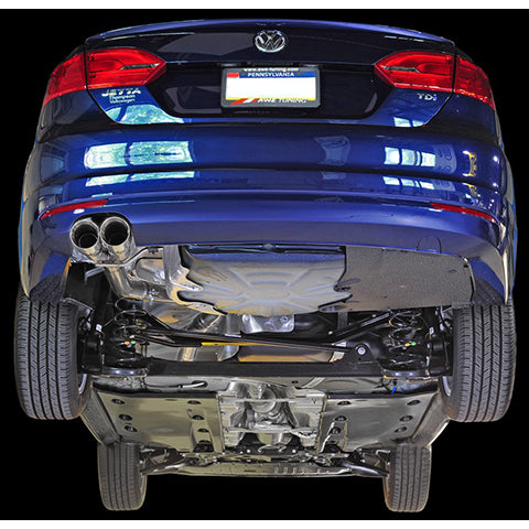 AWE Touring Edition Exhaust with Black Tips | 2011-2013 Volkswagen Jetta TDI (3015-23026)