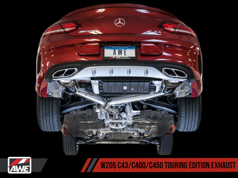 AWE Touring Cat-Back Exhaust | 2015-2021 Mercedes-Benz C43 / C450 / C400 W205 3.0L Turbo (3015-31012)