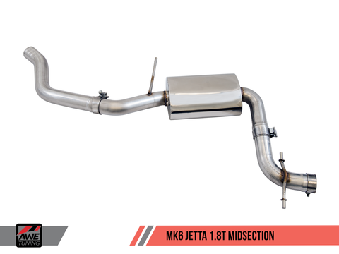 AWE Tuning Track Edition Exhaust | 2012-2018 VW MK6 Jetta GLI 2.0T, and  2014-2018 VW MK6 Jetta 1.8T (3020-22026)