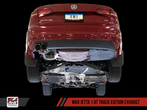 AWE Track Cat-Back Exhaust | 2012-2018 VW MK6 Jetta GLI 2.0T and 2014-2018 VW MK6 Jetta 1.8T (3020-23028)