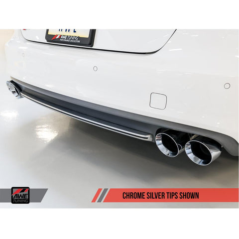 AWE Track Cat-Back Exhaust | 2012-2018 Audi S7 C7 - C7.5 4.0L Turbo (3020-42044)