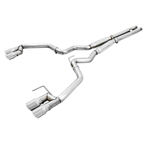 AWE Track Cat-Back Exhaust | 2018-2022 Ford Mustang GT/Bullitt S550 5.0L (3020-42064)