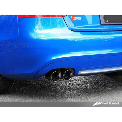 AWE Track Cat-Back Exhaust | 2008-2012 Audi S5 B8 4.2L (3020-43014)