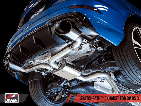 AWE SwitchPath Edition Exhaust | 2017-2021 Audi RS3 8V (3025-33034)
