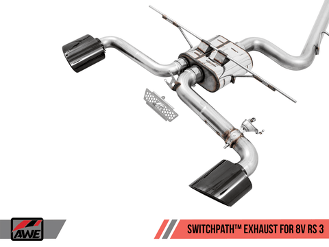 AWE SwitchPath Edition Exhaust | 2017-2021 Audi RS3 8V (3025-33034)