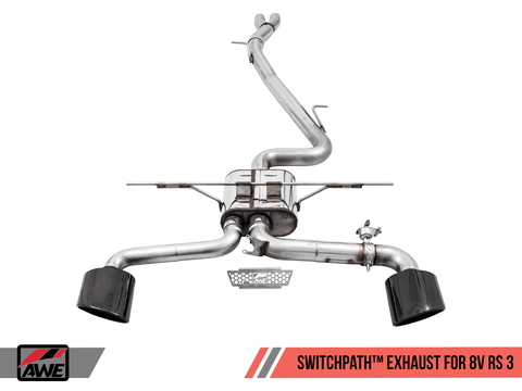 AWE SwitchPath Edition Exhaust | 2017-2021 Audi RS3 8V (3025-33034)