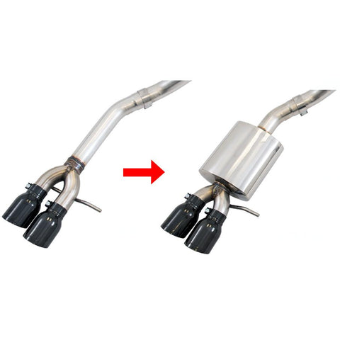 AWE Track to Touring Exhaust Conversion Kit | 2012-2018 VW MK6 Jetta GLI 2.0T, 2016-2018 VW MK6 Jetta 1.4L, and 2018 VW MK6 Jetta 1.8T (3810-11052)