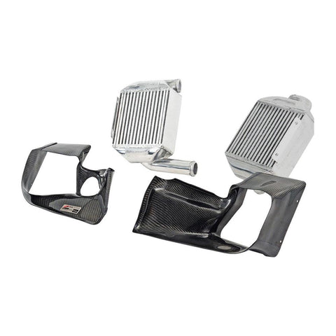 AWE Carbon Fiber Intercooler Shrouds | 1998-2002 Audi S4 B5 2.7L Turbo (4510-11042)