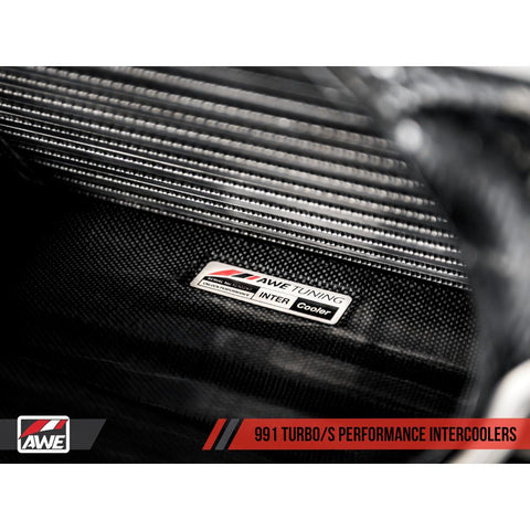 AWE Performance Intercooler Kit | 2011-2016 Porsche 911 Turbo / Turbo S (4510-11050)